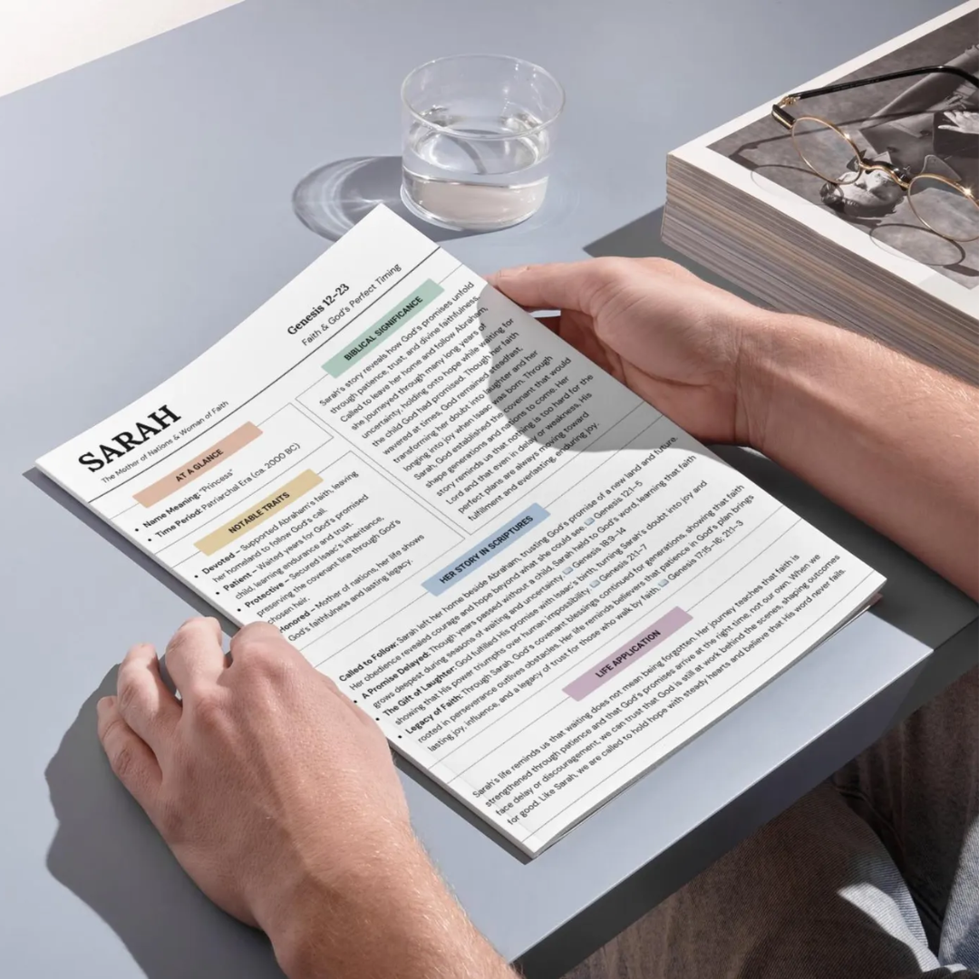 Women of the Bible, Character Study Guide, 56 Women in the Bible, Old & New Testament, Women Study Tool